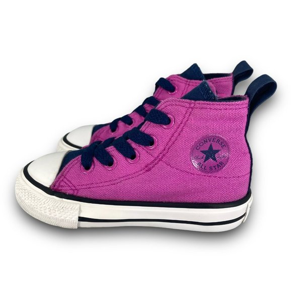 Converse Chuck Taylor All Star Simple Step Sneakers 759947F Shoes Pink Toddler 6 - Picture 4 of 9